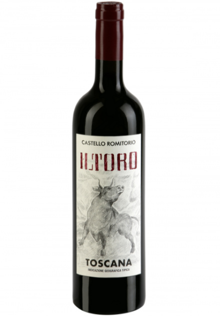 VINO CASTELLO ROMITORIO IL TORO ROSSO IGT cl. 75