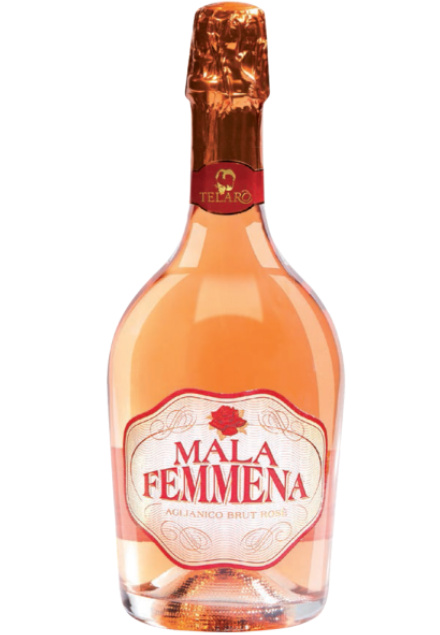 SPUM. TELARO MALAFEMMENA ROSE' BRUT cl. 75
