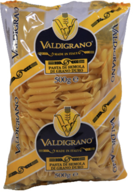 PASTA VALDIGRANO PENNETTE RIGATE gr. 500