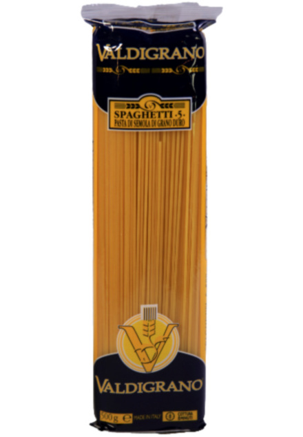 PASTA VALDIGRANO SPAGHETTI N. 5 gr. 500